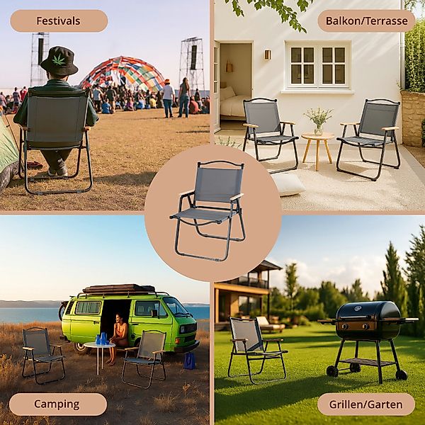 Stagecaptain Campingstuhl CSH-67 Camping Klappstuhl faltbar günstig online kaufen