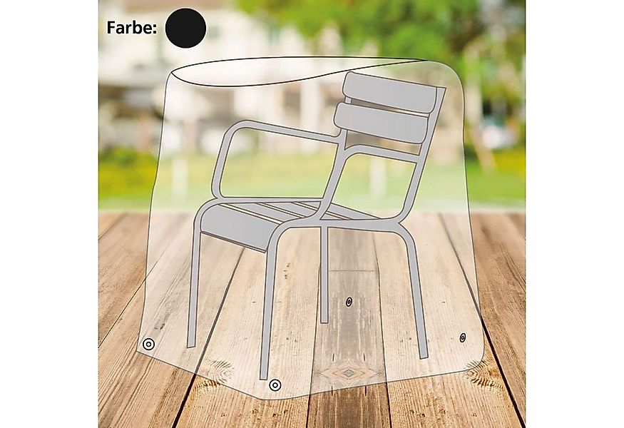 BURI Schutzplane Gartenstuhl Schutzhaube anthrazit Schutzhülle Abdeckhaube günstig online kaufen