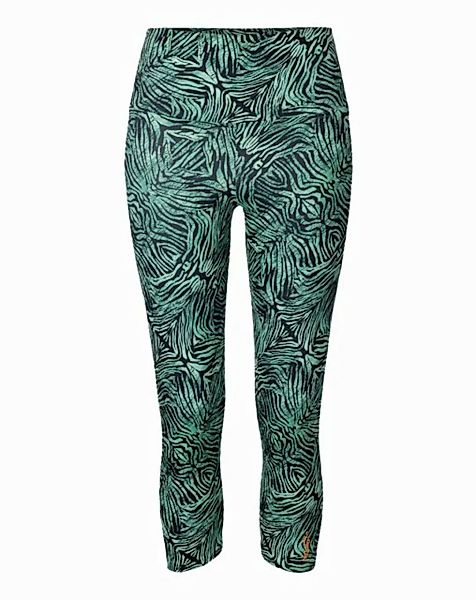 Nipala Yogaleggings High Rice Capri ANN Zebra Grün/Tinte XL günstig online kaufen