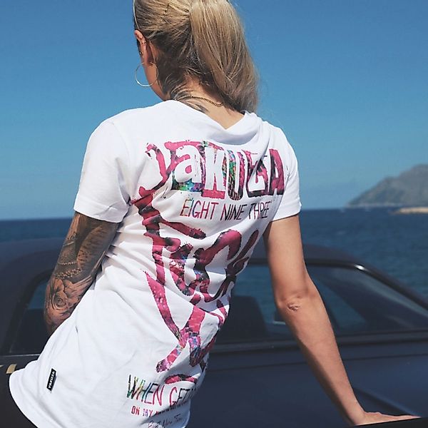 YAKUZA Rundhalsshirt FU mit Rippbündchen günstig online kaufen