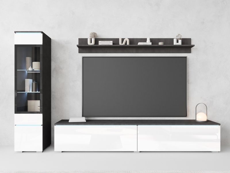 INOSIGN Wohnwand "VERA I, Vitrinen Türanschlag links/rechts wechselbar" Kom günstig online kaufen