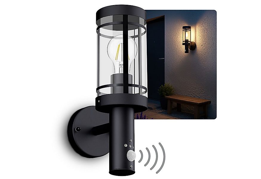 SSC-LUXon LED Außen-Wandleuchte MOVI Außenleuchte mit Bewegungsmelder IP44 günstig online kaufen