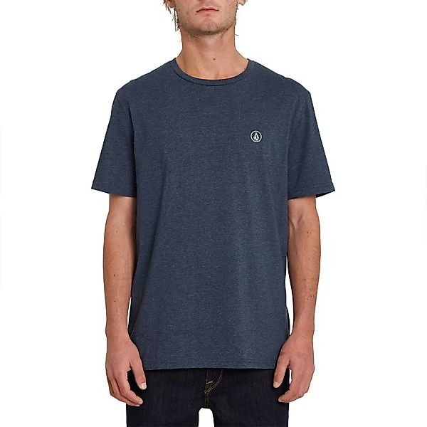 Volcom Circle Blanks Heather Kurzärmeliges T-shirt XS Navy günstig online kaufen