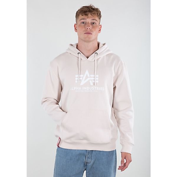 Alpha Industries  Sweatshirt Basic Hoodie BL - jet stream white/white günstig online kaufen