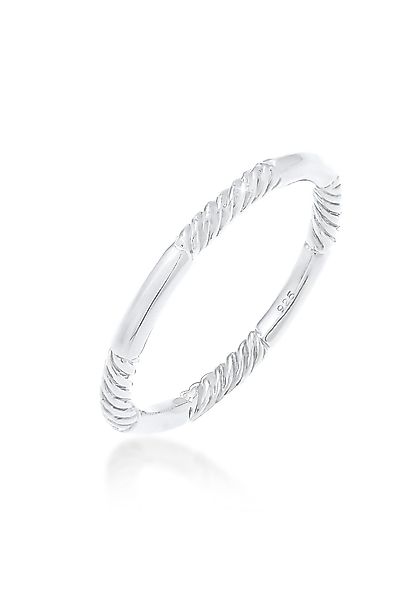 Elli Fingerring Gedreht Basic Schlicht 925 günstig online kaufen