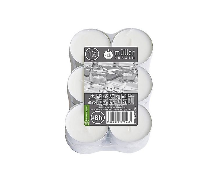 Gebr. Müller Kerzenfabrik AG Teelicht 9480131200 (Set, bestehend aus 12 Stü günstig online kaufen