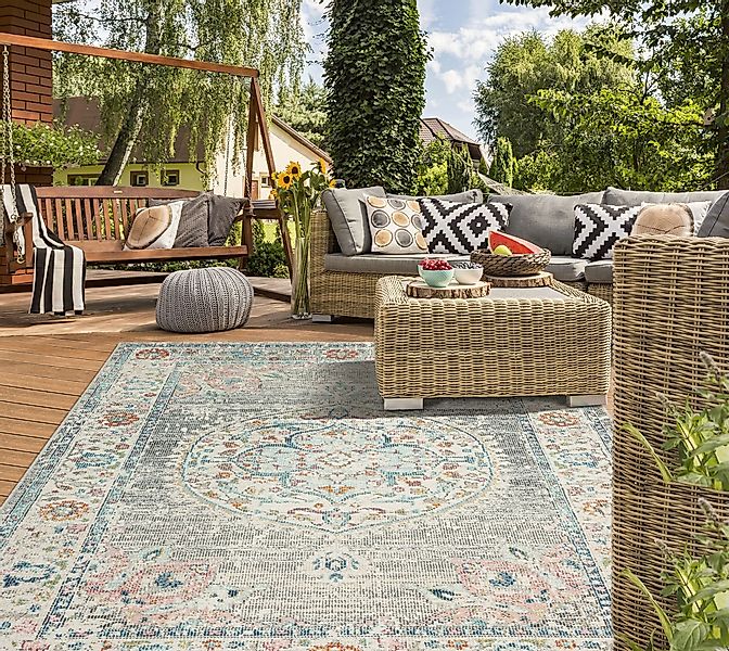 the carpet Teppich "Palma" rechteckig 4 mm Höhe Outdoor moderner robuster I günstig online kaufen