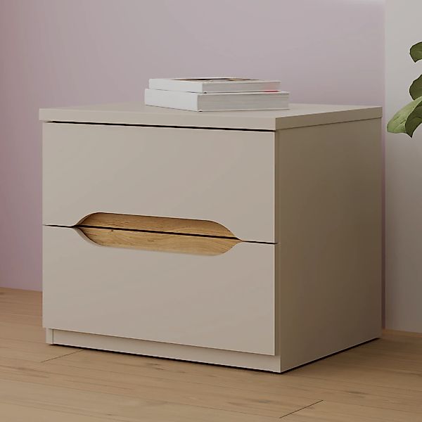 FORTE Nachtkommode, B/H/T 50,4/44,3/41,5 cm Nako ohne Griffe günstig online kaufen