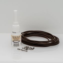 Auroris Schmuckset DIY-Set aus 5m Lederband, günstig online kaufen