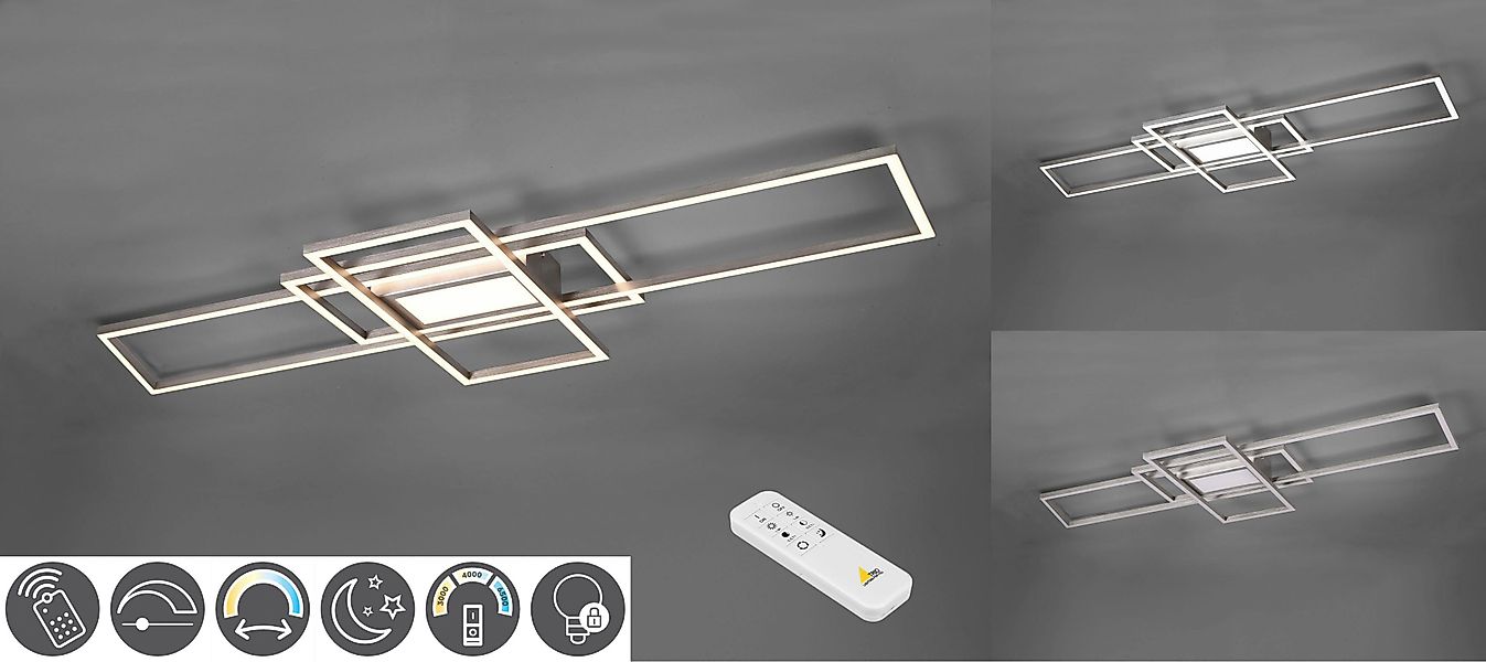 TRIO Leuchten LED Deckenleuchte MILA, Dimmfunktion, günstig online kaufen