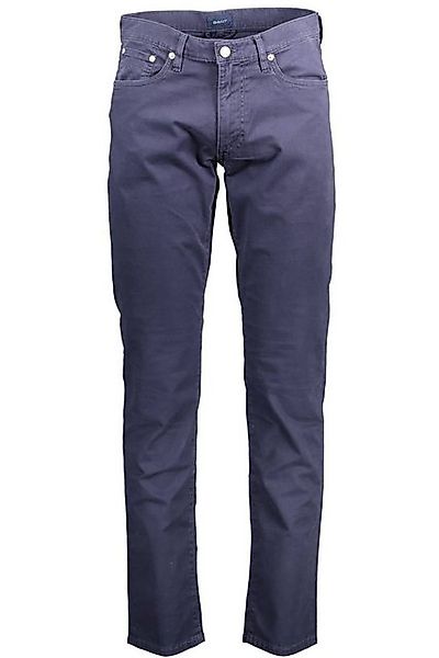 Gant 5-Pocket-Hose Elegante Herrenhose Blau aus Bio-Baumwolle mit 5 Taschen günstig online kaufen