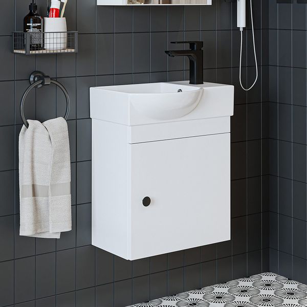 Roomart Badmöbel-Set PUNTO, (Unterschrank mit Waschbecken günstig online kaufen