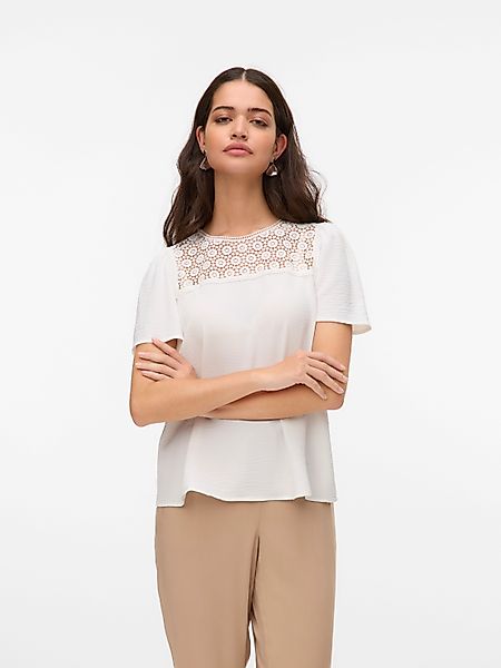 Vero Moda Blusentop VMALVA CROCHET SS günstig online kaufen