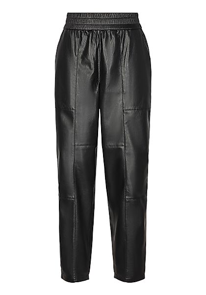 BOSS ORANGE Lederimitathose "Taiya2 Premium Damenmode", mit elastischem Tai günstig online kaufen