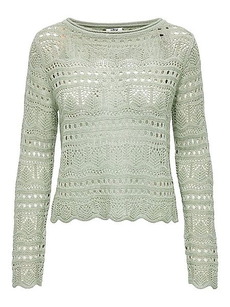 JACQUELINE de YONG Strickpullover Legerer Feinstrick Weiches Vintage Strick günstig online kaufen