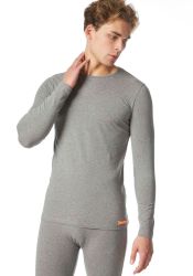 Bruno Banani Unterhemd "Warm Up" mit kontrastfarbenen Markenlabel günstig online kaufen