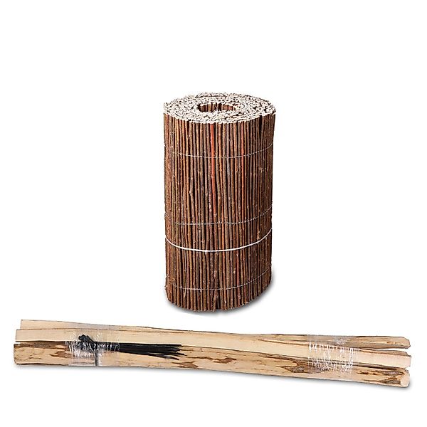 Home4Living Beetumrandung Roll-Steckzaun 30cm Höhe Beeteinfassung günstig online kaufen