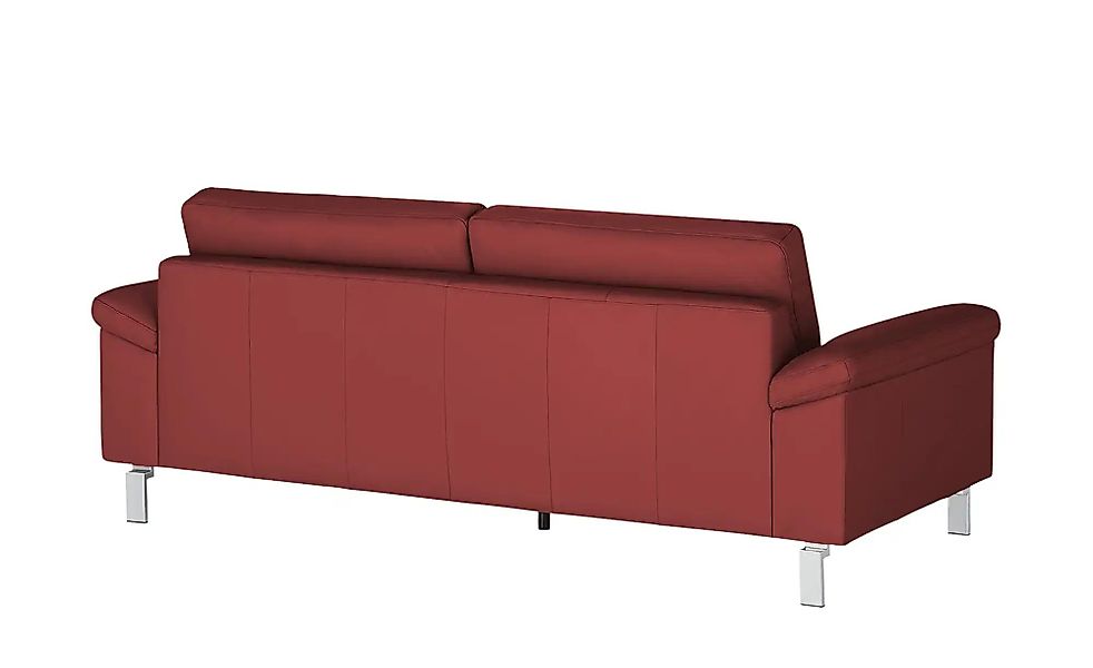 Max Schelling Ledersofa mit Winkelfüßen Maximum ¦ rot ¦ Maße (cm): B: 184 H günstig online kaufen