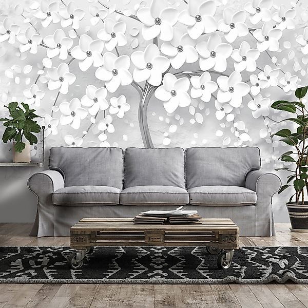 Wallarena Fototapete 3D EFFEKT Blumen Baum günstig online kaufen