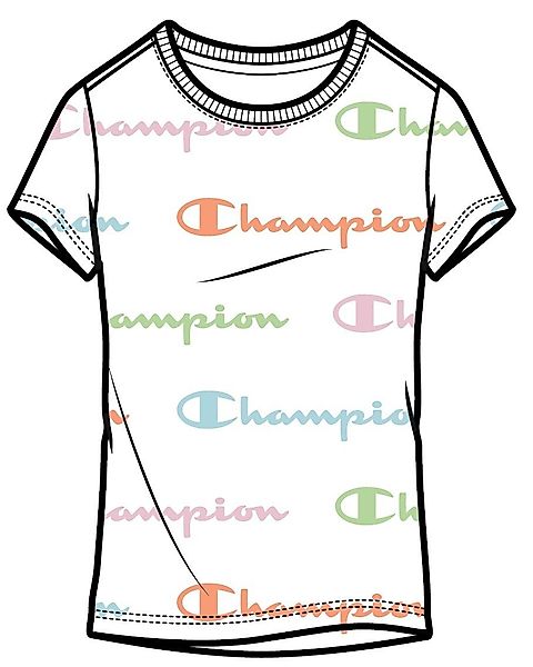 Champion T-Shirt (Baumwolle) Graphic Print weiss günstig online kaufen