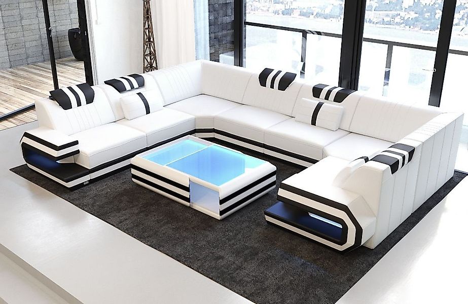 Sofa Dreams Wohnlandschaft Sofa Ledercouch Leder günstig online kaufen