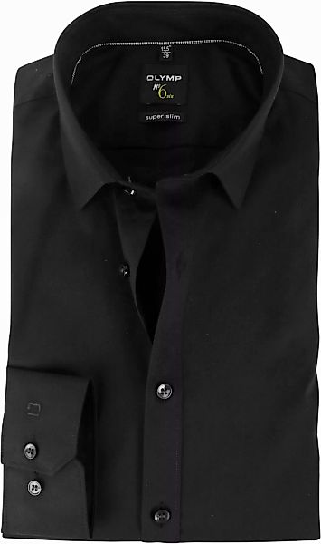 OLYMP No'6 six Hemd Super Slim Fit Schwarz - Größe 36 günstig online kaufen