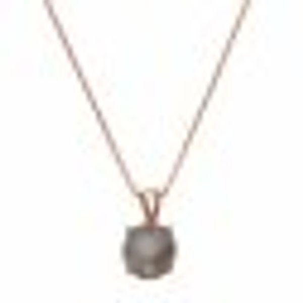 Anhänger mit Kette 925 Silber rosé vergoldet Mondstein grau 10mm günstig online kaufen