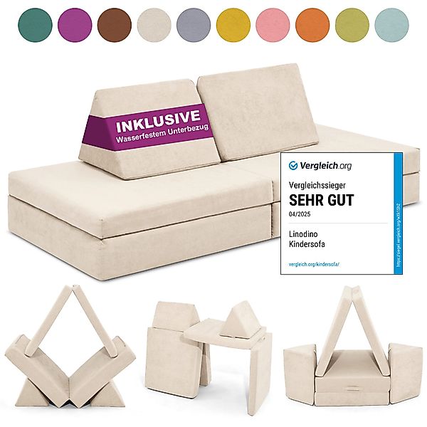 Linodino Kindersofa Spielsofa I aus Schaumstoff günstig online kaufen