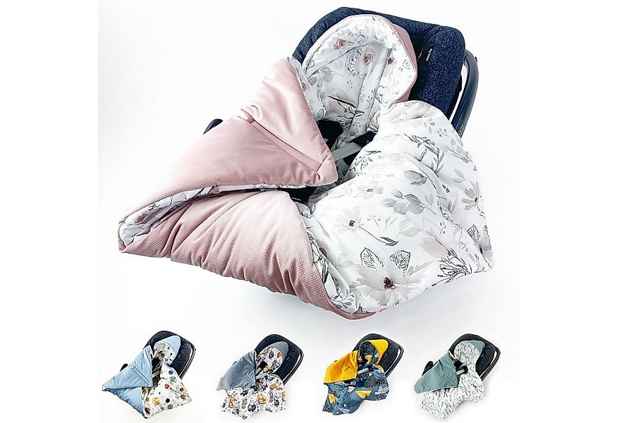 Einschlagdecke Babyschale Autositz mit Klettverschluss, 0-6 0-12 Monaten, W günstig online kaufen