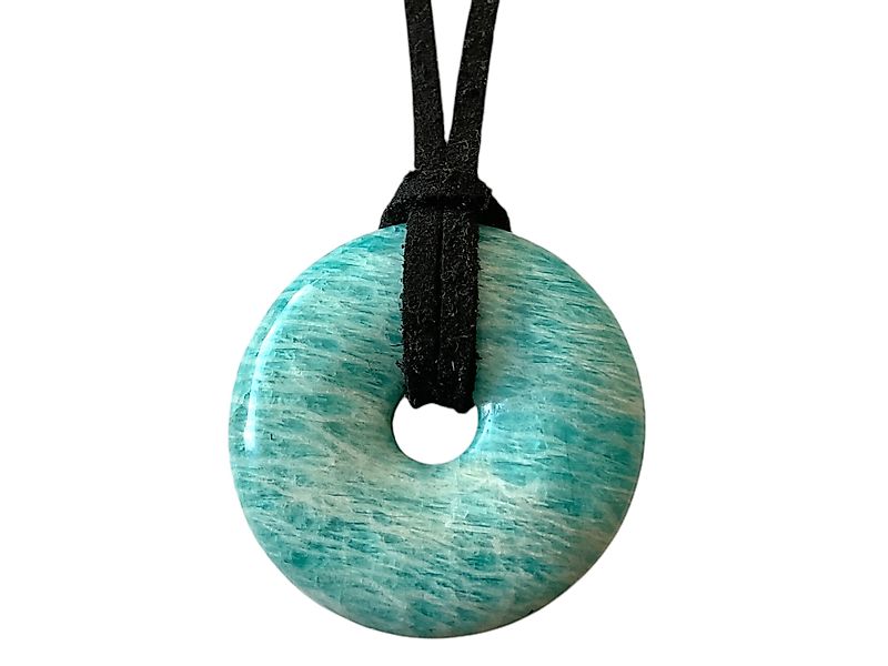 Steinfixx® Lange Kette echter Edelsteindonut 30 günstig online kaufen