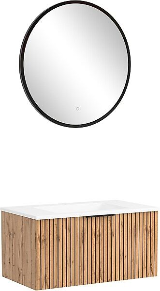 welltime Badmöbel-Set »Welltime, Carlton Waschtisch-Set, 80 oder 120 cm, ge günstig online kaufen