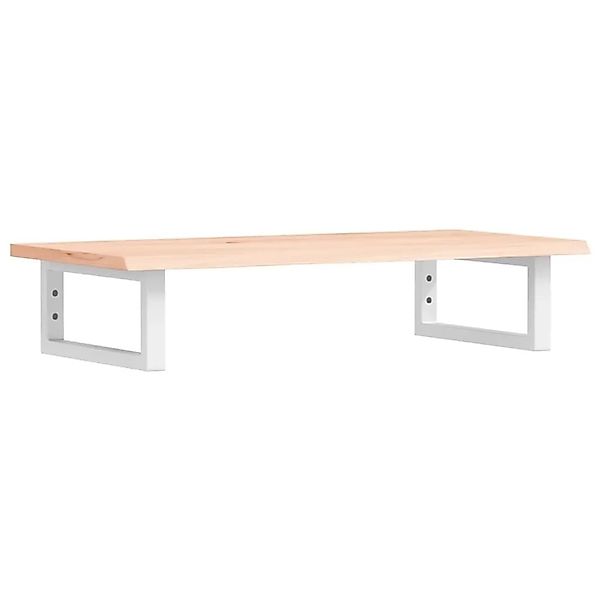 vidaXL Waschtischplatte mit Halterung Stahl und Massivholz Eiche 3302544 günstig online kaufen