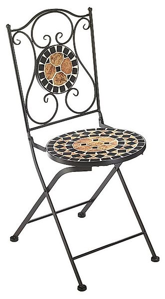 Kobolo 4-Fußstuhl Gartenstuhl Klappstuhl Metallstuhl Dekostuhl Mosaik (zusa günstig online kaufen