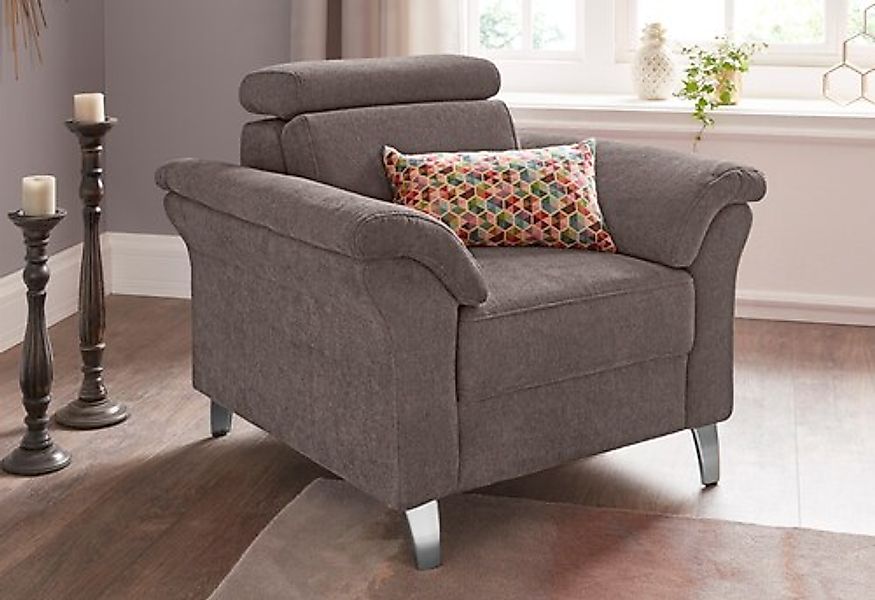 sit&more Sessel »Arngast« inklusive Federkern und Kopfteilverstellung günstig online kaufen