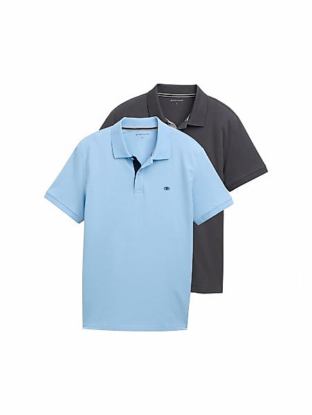 TOM TAILOR Poloshirt Packung, 2 Stk. im Doppelpack günstig online kaufen