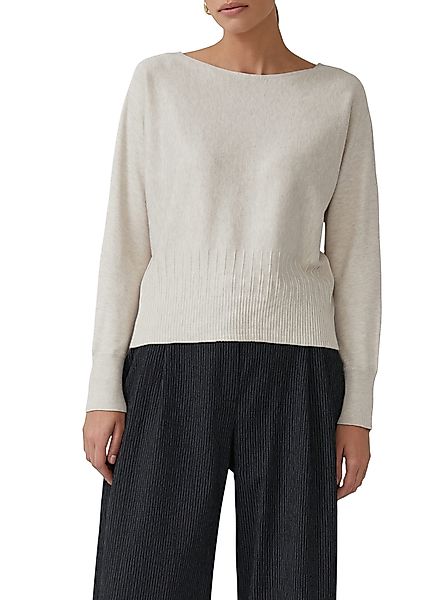 s.Oliver BLACK LABEL Strickpullover mit Fledermausärmeln günstig online kaufen