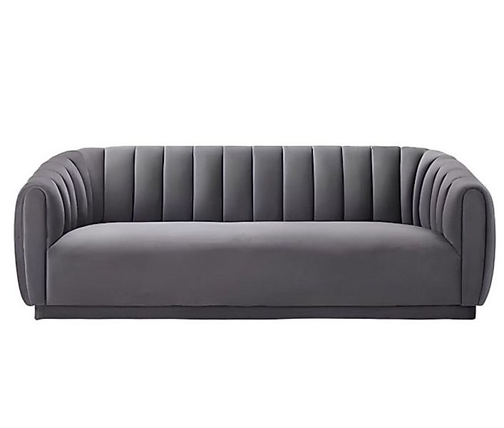 Xlmoebel Sofa Drei-Sitzer Polstercouch mit modernem Design aus Leder für da günstig online kaufen