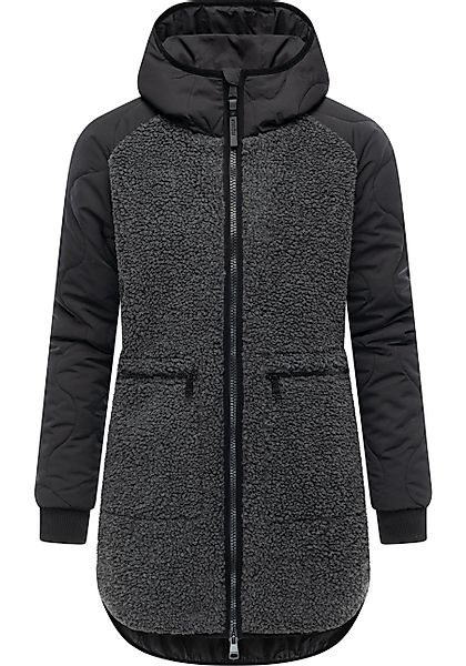 Ragwear Fellimitatmantel Longeddy Kuscheliger Plüschmantel mit günstig online kaufen