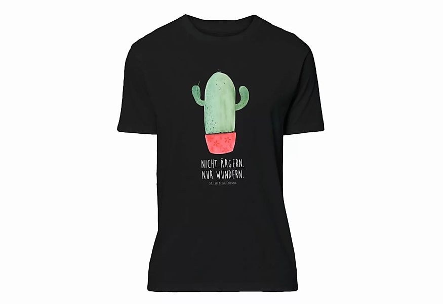 Mr. & Mrs. Panda T-Shirt Kaktus wütend - Schwarz - Geschenk, Tshirt, Jubilä günstig online kaufen