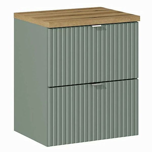 Lomadox Waschbeckenschrank NEWPORT-56-GREEN Waschtischunterschrank 50cm, Sc günstig online kaufen