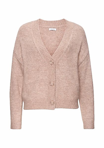 LASCANA Strickjacke, mit Knopfleiste, weicher Cardigan günstig online kaufen