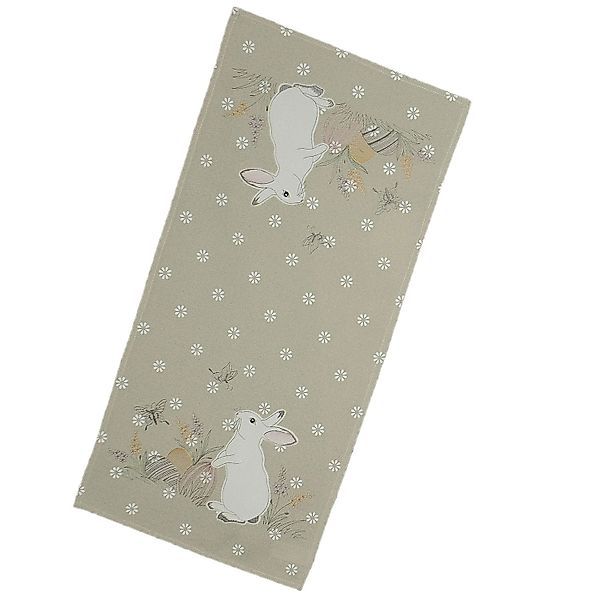 texpot Tischdecke Tischläufer Stickerei Osterhasen Ostern günstig online kaufen