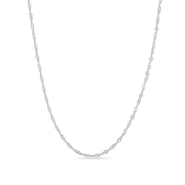 Einzelstück Silberkette Halskette Singapurkette 925 Sterling günstig online kaufen