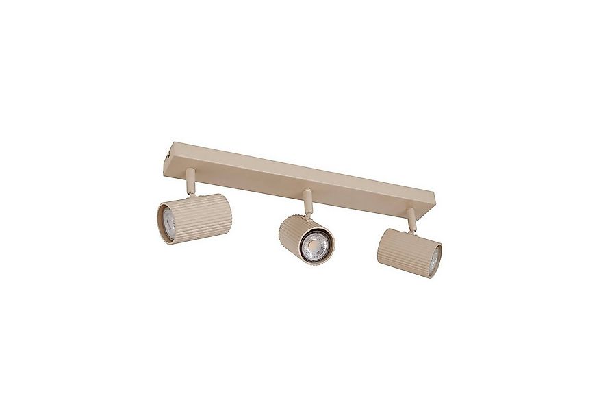Lindby Deckenstrahler Kardis, Metall, Creme IP20, 3 x 10 W LED günstig online kaufen