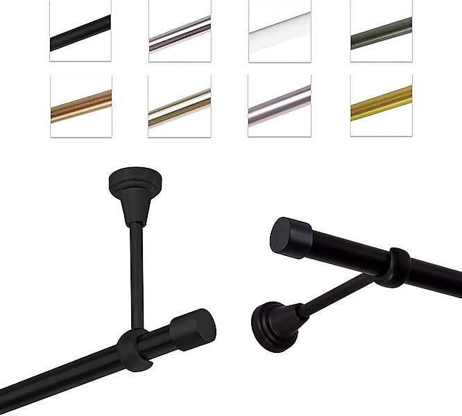 MDEKOR Gardinenstange Vorhangstange 19mm, 1-läufig, 1-läufig günstig online kaufen
