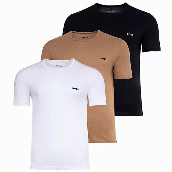 BOSS T-Shirt T-Shirt Rundhals (3er-Pack) mit dezentem BOSS Logo-Print günstig online kaufen