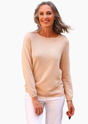 GOLDNER Strickpullover Kurzgröße: Kaschmirpullover mit U-Boot günstig online kaufen