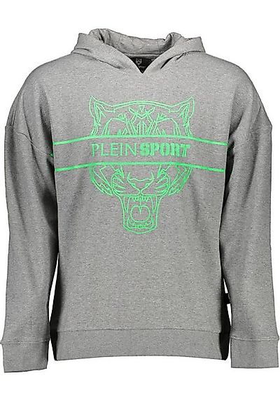 PLEIN SPORT Sweatshirt Graues Herren-Sweatshirt ohne Reißverschluss mit günstig online kaufen