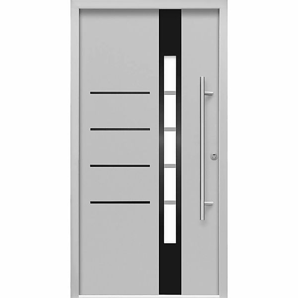 Splendoor Thermospace Sicherheits-Haustür Berlin Prime RC2K Grau 100x210 cm günstig online kaufen