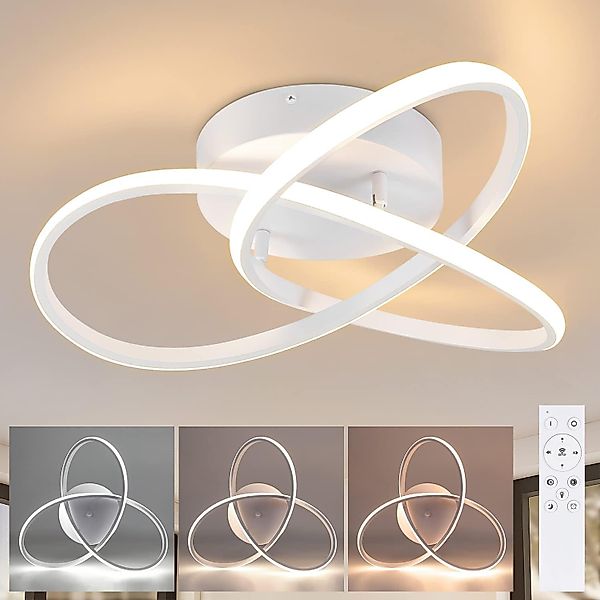 ZMH LED Deckenleuchte Wohnzimmer 3 Blatten günstig online kaufen
